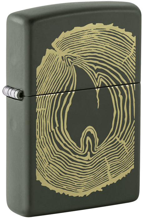 Zippo Wood Rings Engraved - Kveikjari