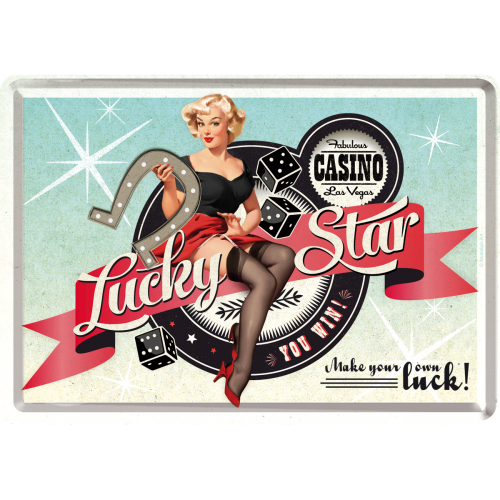 Lucky Star (Póstkort úr málmi)