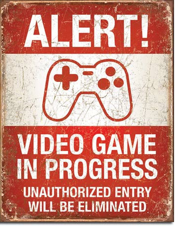 Video Game in Progress - 2037