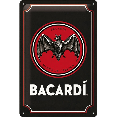 Bacardi Logo Black - Skilti