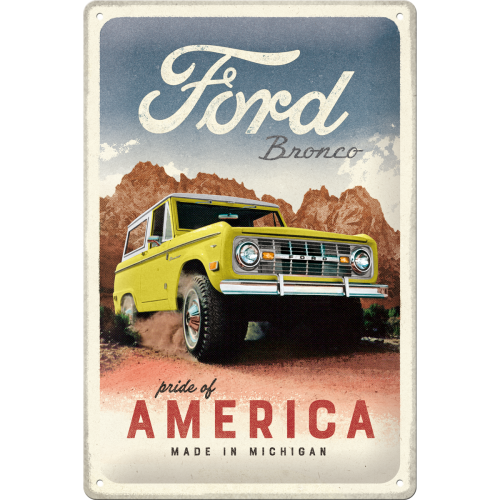 Ford Bronco Pride of America - Skilti