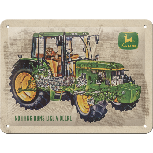 John Deere Model 6410 Cutaway - skilti