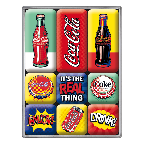 Coca Cola Pop Art - Seglar-Sett