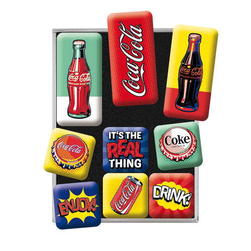 Coca Cola Pop Art - Seglar-Sett