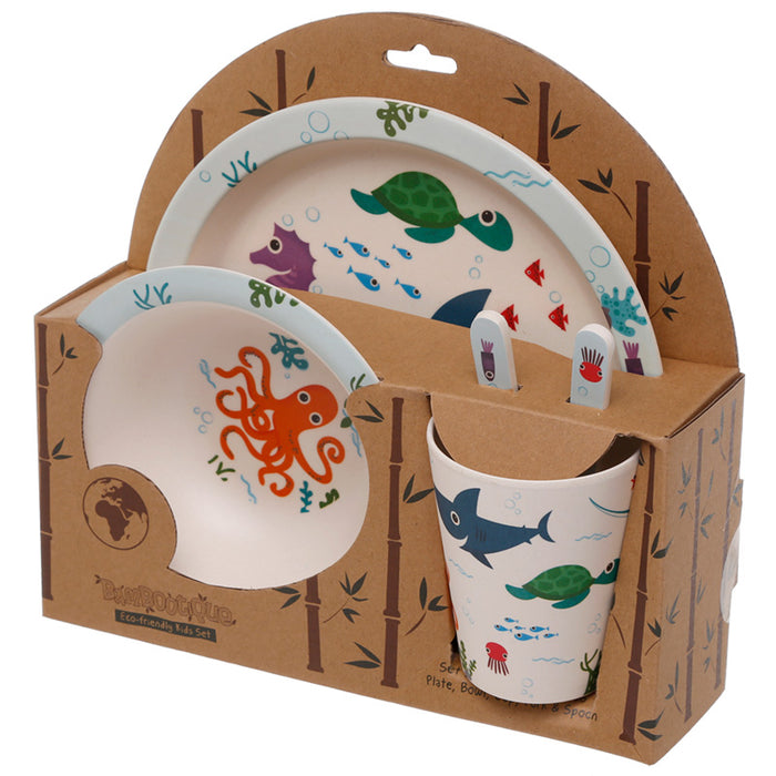 Splosh Sealife - bambus matarsett