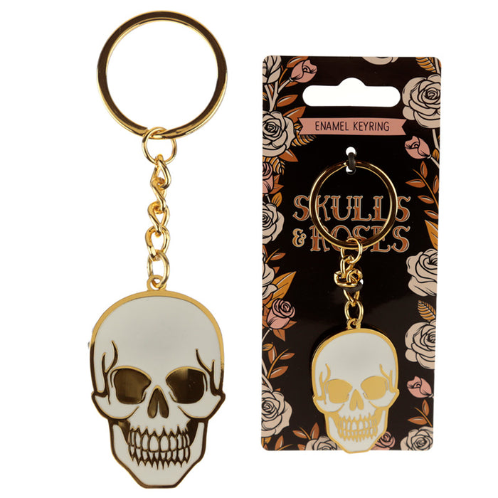 Skulls and Roses - lyklakippa