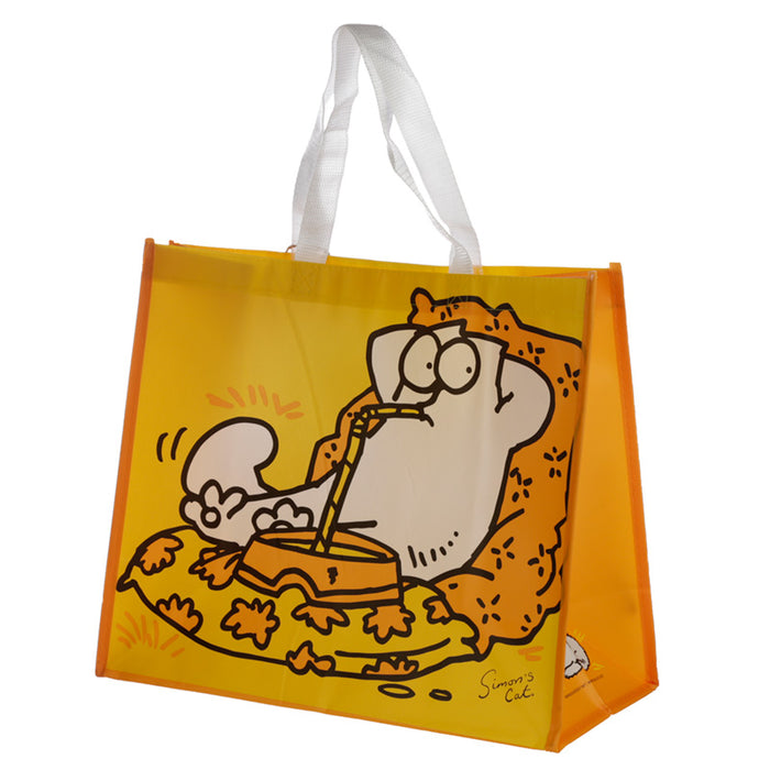 Simon´s Cat Yellow - opinn fjölnota poki