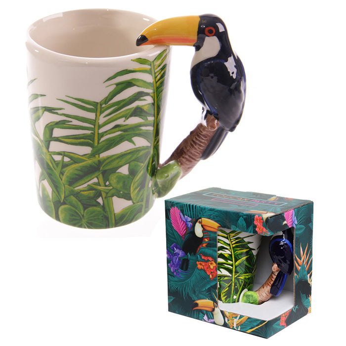 Toucan í frumskóg - bolli