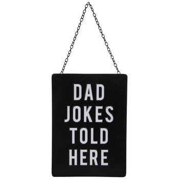 Dad jokes - Málmskilti