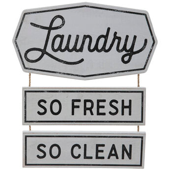 Fresh & Clean Laundry - Viðarskilti