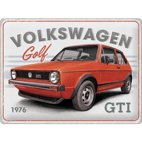 VW Golf - GTI 1976 - Skilti