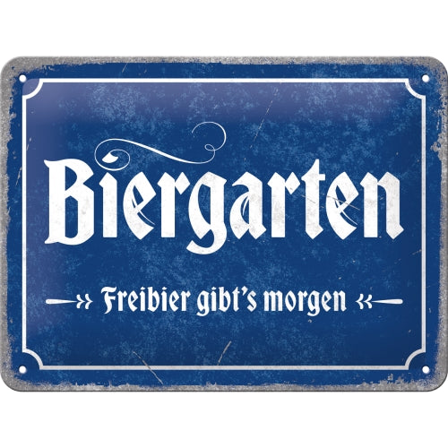 Biergarten - Skilti