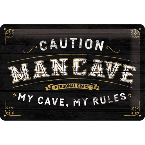 Man Cave  - Skilti
