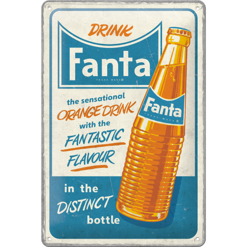 Fanta - Sensational Orange Drink - Skilti