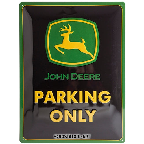 John Deere Parking Only - skilti