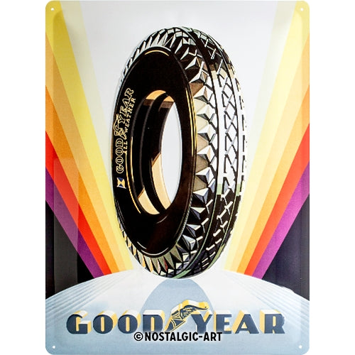 Goodyear - Rainbow Wheel - Skilti