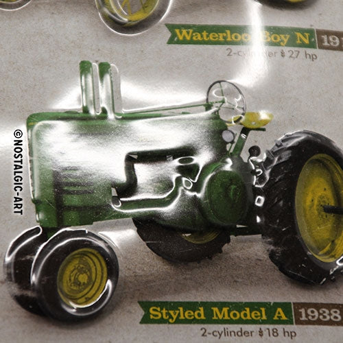 John Deere Model Chart- skilti