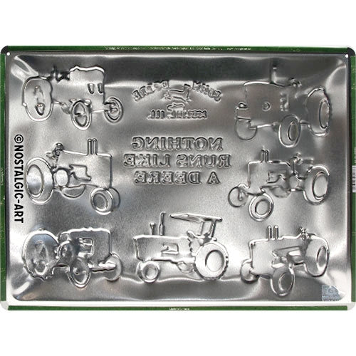 John Deere Model Chart- skilti