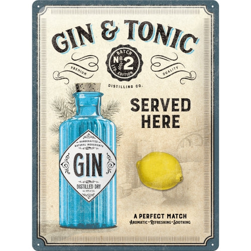Gin & Tonic - Served Here - Skilti