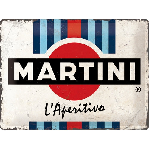 Martini - L'Aperitivo Racing Stripes - Skilti