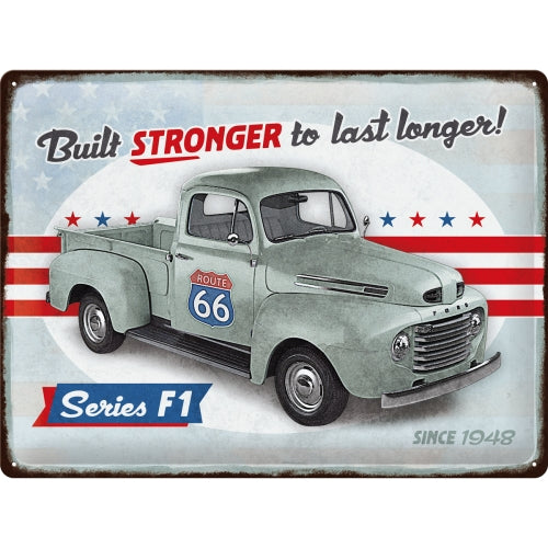 Ford - F1 Built Stronger Since 1948 - Special Edition - skilti