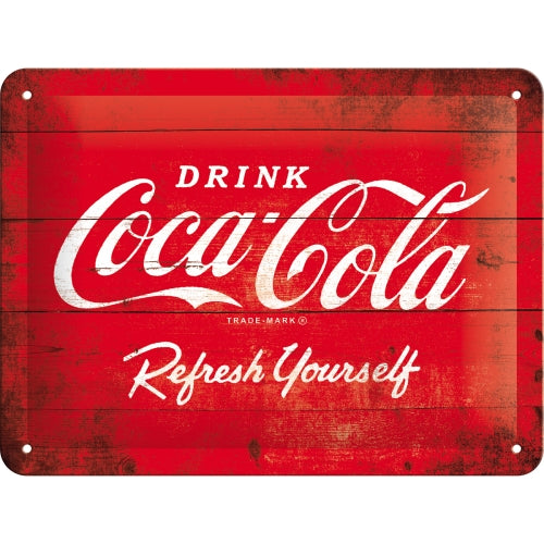 Coca Cola - Logo Red Refresh Yourself - skilti