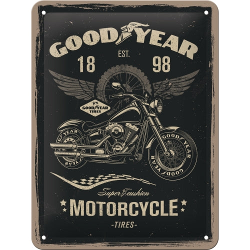 Goodyear Motorcycle - Skilti