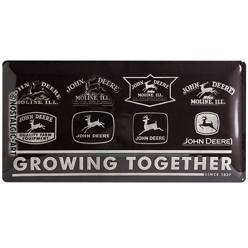 John Deere - Growing Together - Skilti