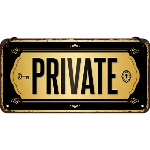 Private - Hangandi Skilti