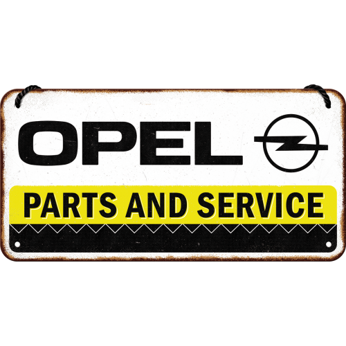 Opel - Parts & Service - Hangandi Skilti