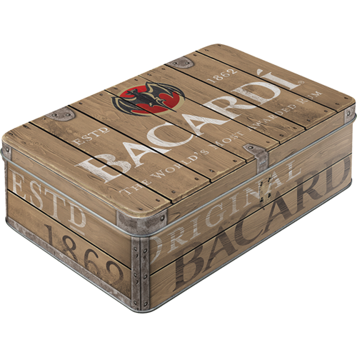 Bacardi - Wood Barrel - Box Flatt