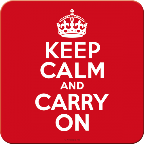 Keep Calm and Carry - Glasamotta