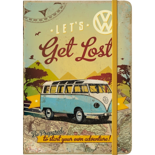 Notebook - VW Bulli - Let´s Get Lost
