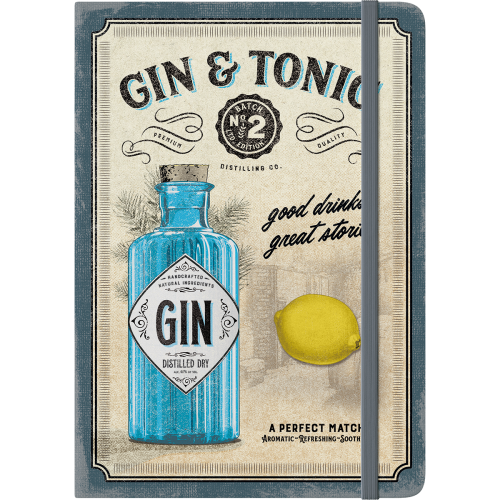 Notebook - Gin & Tonic - Drinks & Stories