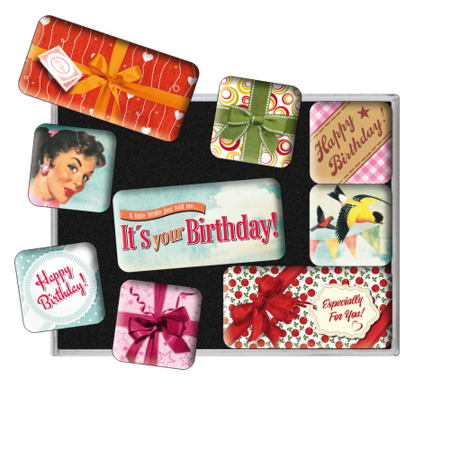 Say It 50´s Happy Birthday - Seglar-Sett