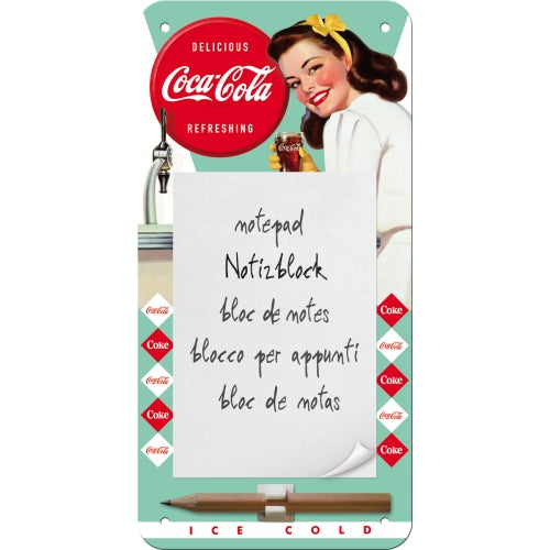 Coca Cola Diner Lady - minnismiðar
