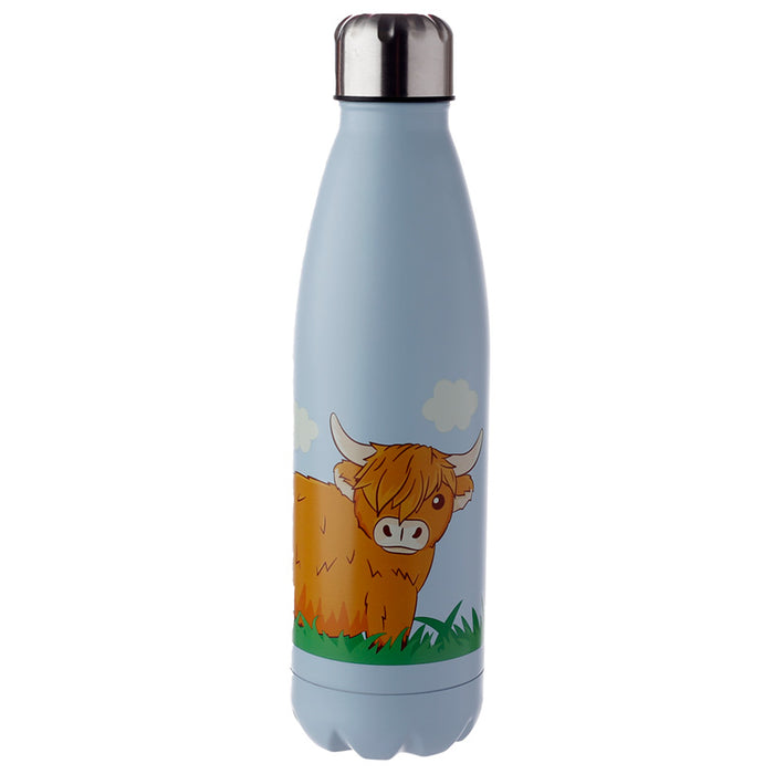 Highland Coo Cow - stálbrúsi