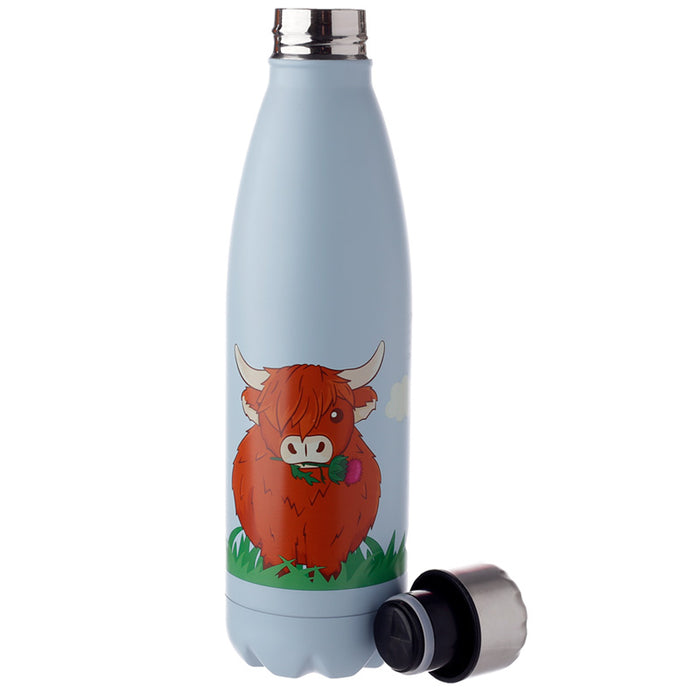 Highland Coo Cow - stálbrúsi