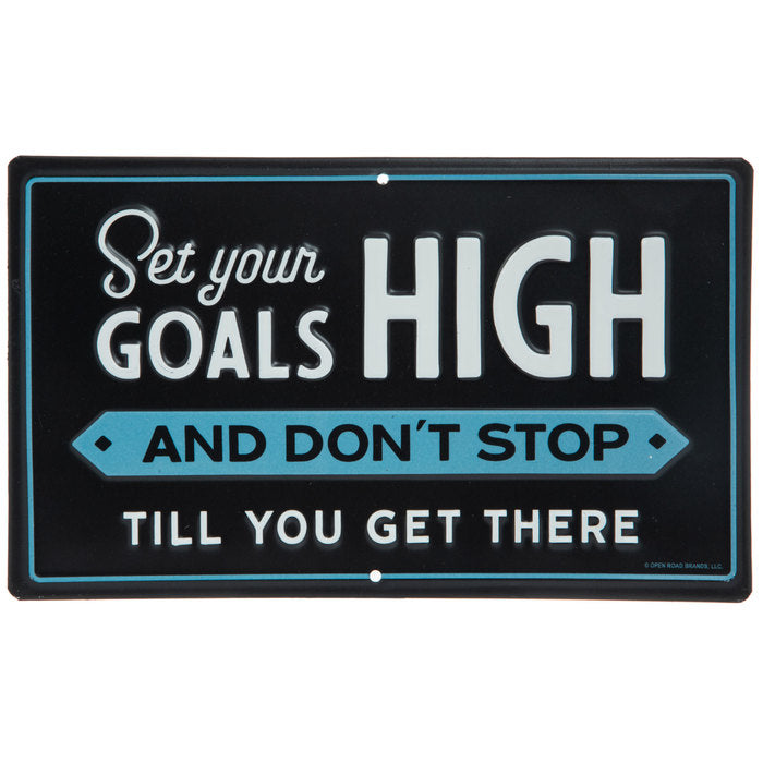High Goals - málmskilti