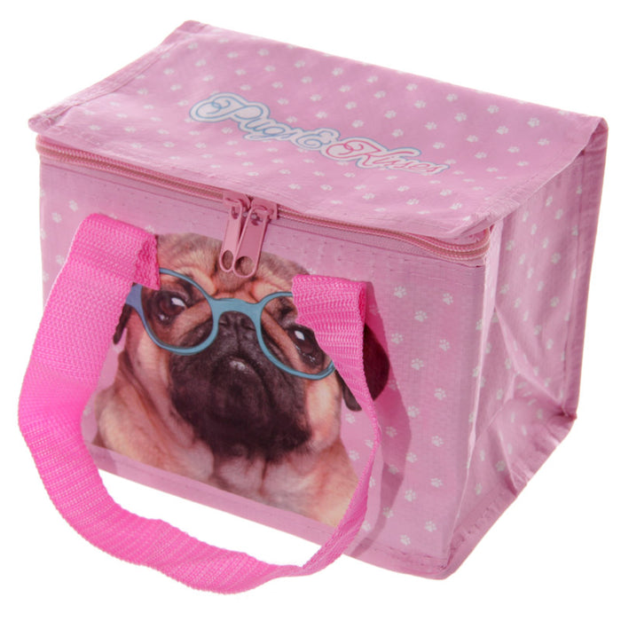 Pink Pug - Lítill fjölnota poki