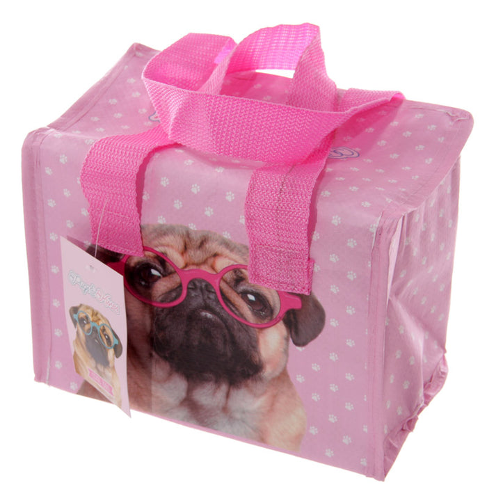 Pink Pug - Lítill fjölnota poki