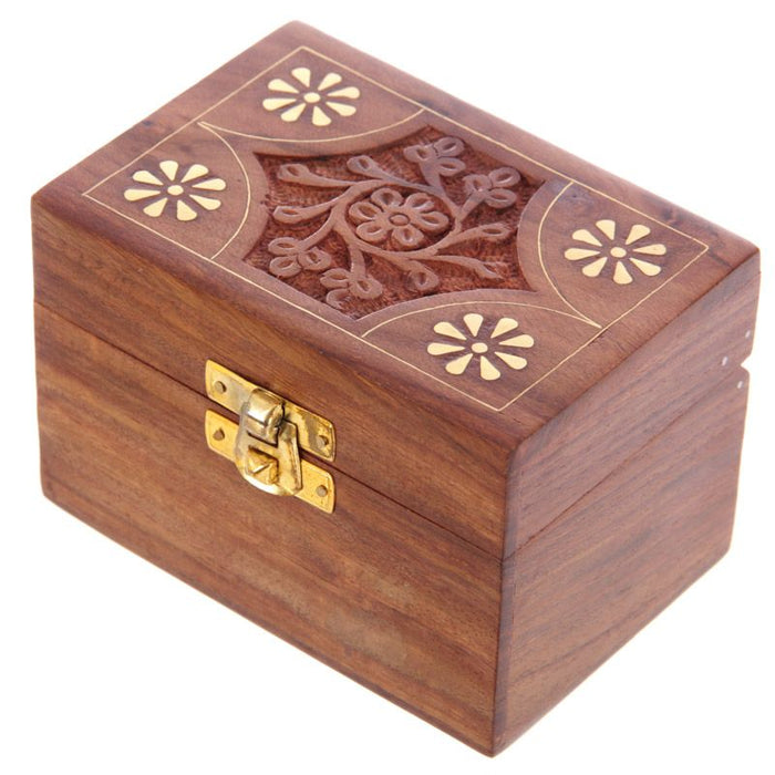 Sheesham Wood Oil box - 6 hólfa