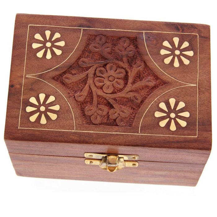Sheesham Wood Oil box - 6 hólfa