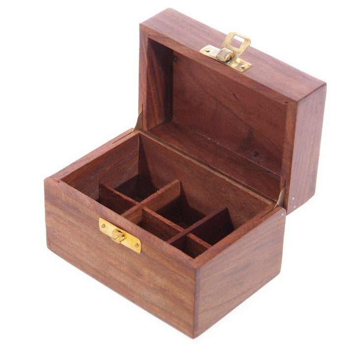 Sheesham Wood Oil box - 6 hólfa