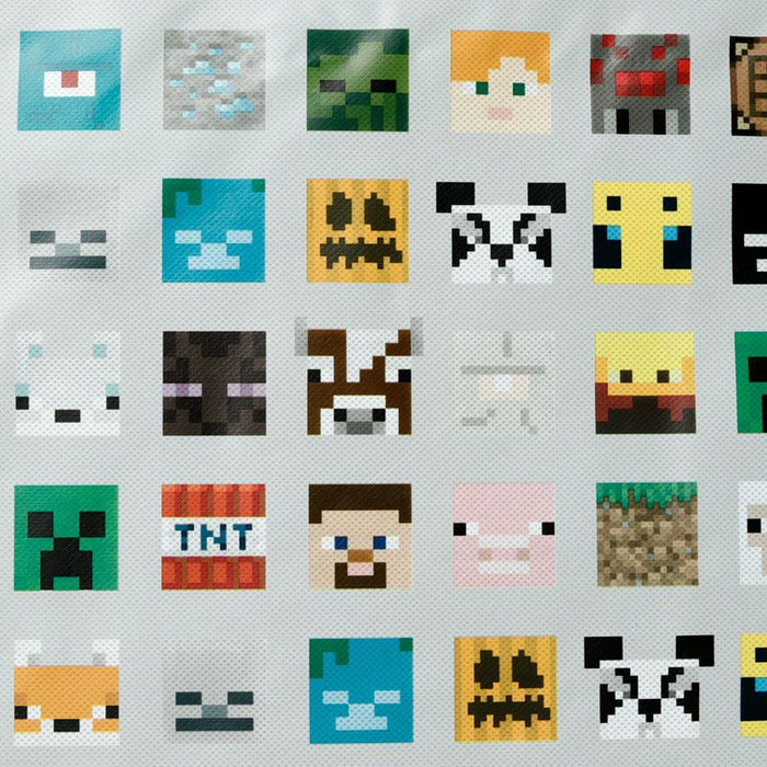 Minecraft Faces - Stór fjölnota poki