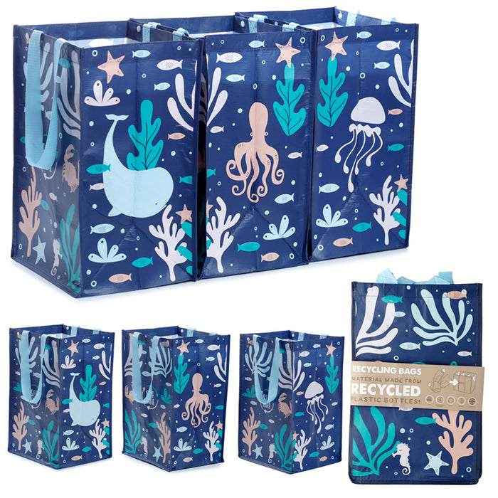 Eco Fish - sett með 3 fjölnota pokum