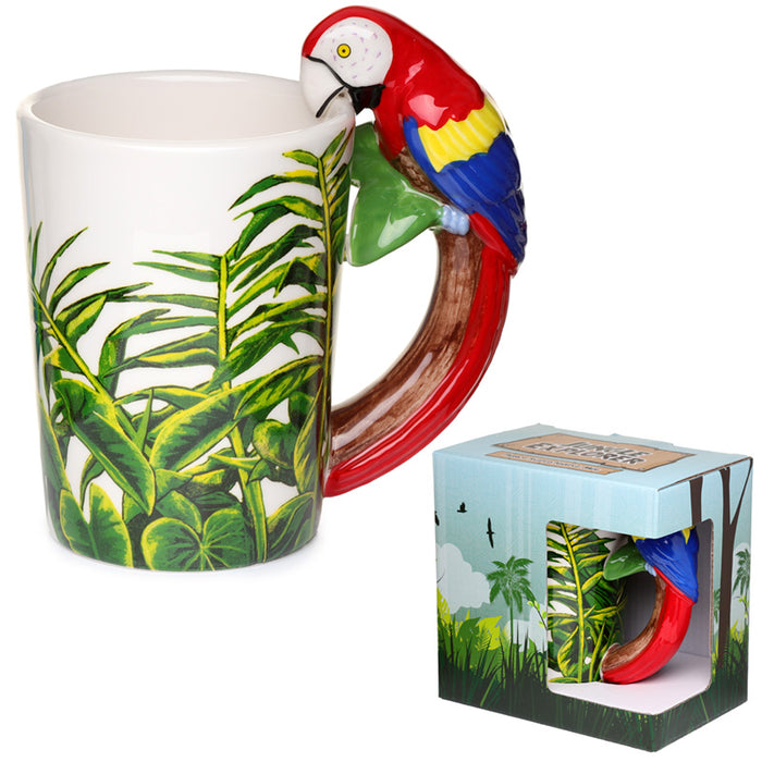 Parrot í frumskóg - bolli