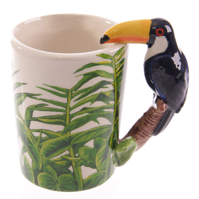 Toucan í frumskóg - bolli