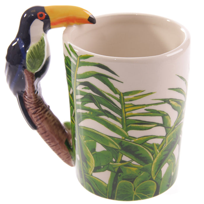 Toucan í frumskóg - bolli