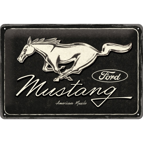Ford Mustang Horse Logo  - Skilti